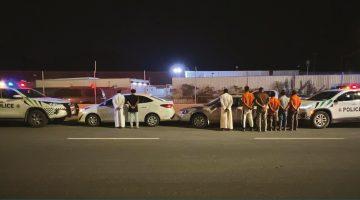 ضبط (3) مواطنين لنقلهم (5) وافدين ومحاولة الدخول بهم إلى #مكة لأداء فريضة الحج #عاجل