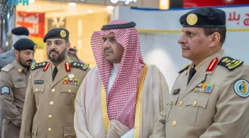 وكيل إمارة الجوف للشؤون الأمنية المكلف يزور المعرض المتنقل “لا حج بلا تصريح” في مدينة #سكاكا