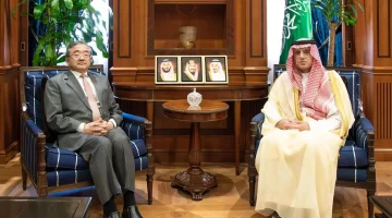 الجبير يستقبل المبعوث الصيني الخاص لتغير المناخ