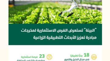 (64) فرصة استثمارية زراعية واعدة ضمن مبادرة تعزيز الأبحاث التطبيقية الزراعية