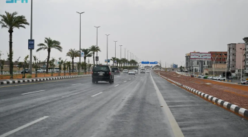 هطول أمطار على منطقة #حائل