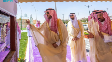أمير الجوف يدشن حديقتي العزيزية والشقيق خلال زيارته لمحافظة دومة الجندل