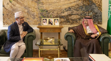 نائب وزير الخارجية يلتقي سفير نيبال لدى المملكة