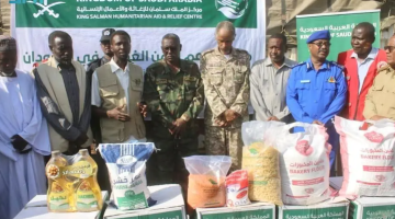 مركز الملك سلمان للإغاثة يدشن توزيع 3.000 سلة غذائية في ولاية سنار بجمهورية #السودان