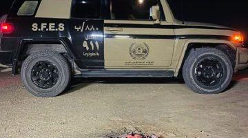 #الأمن_البيئي : ضبط مواطنًا مخالفًا لإشعاله النار في أراضي الغطاء النباتي في محمية طويق الطبيعية #عاجل