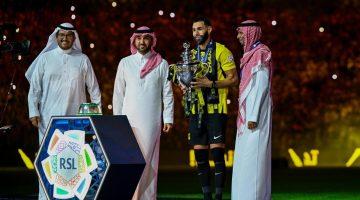 وزير الرياضة يتوّج #الاتحاد بلقب الدوري السعودي للمحترفين للموسم 2024-2025
