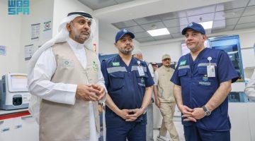 وزير الصحة يدشّن مشروع الروبوت الجراحي ويطلع على جهاز الأشعة المتقدمة PET-CT خلال زيارته التفقدية في #المشاعر_المقدسة