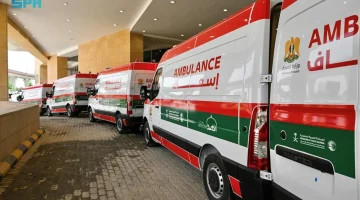 تسيير الدفعة الـ 17 من الجسر البري الإغاثي السعودي لمساعدة الشعب السوري #عاجل
