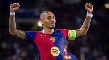 بعد فليك.. رافينيا يجدد عقده مع برشلونة رسميا