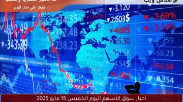أخبار سوق الأسهم اليوم الخميس 15 مايو 2025