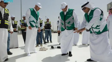 الدلامي يطّلع على الطرق المطاطية وتبريد الطرق لخدمة ضيوف الرحمن في #المشاعر_المقدسة