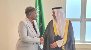 الربيعة يلتقي وكيلة الأمين العام المديرة التنفيذية لصندوق الأمم المتحدة للسكان