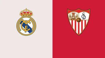 بث مباشر لـ مباراة إشبيلية ضد ريال مدريد في الدوري الإسباني الممتاز