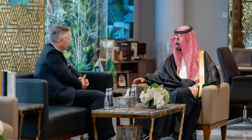 سمو أمين منطقة الرياض يستقبل عمدة مدينة لندن ويبحثان سبل تعزيز التعاون بين العاصمتين