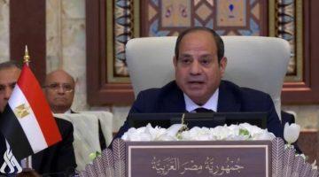 السيسي: قمة بغداد فرصة لتعزيز التعاون العربي في مواجهة التحديات