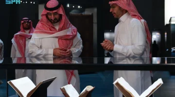 وزير الحرس الوطني يزور معرض #بينالي_الفنون_الإسلامية2025