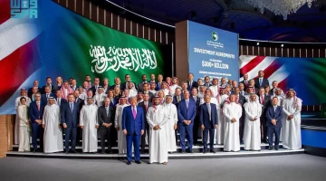 سمو ولي العهد والرئيس الأمريكي يشاركان في أعمال #منتدى_الاستثمار_السعودي_الأمريكي