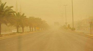 #الأرصاد تنبه من رياح شديدة على منطقة #حائل