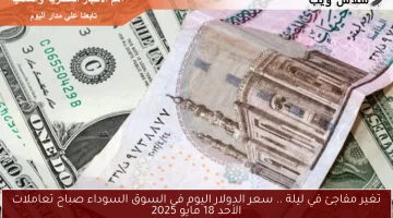 تغير مفاجئ في ليلة .. سعر الدولار اليوم في السوق السوداء صباح تعاملات الأحد 18 مايو 2025
