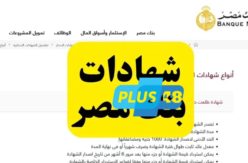 ” استثمر في المضمون “.. شهادات بنك مصر 2025 الجديدة بعائد 28% سنوياً