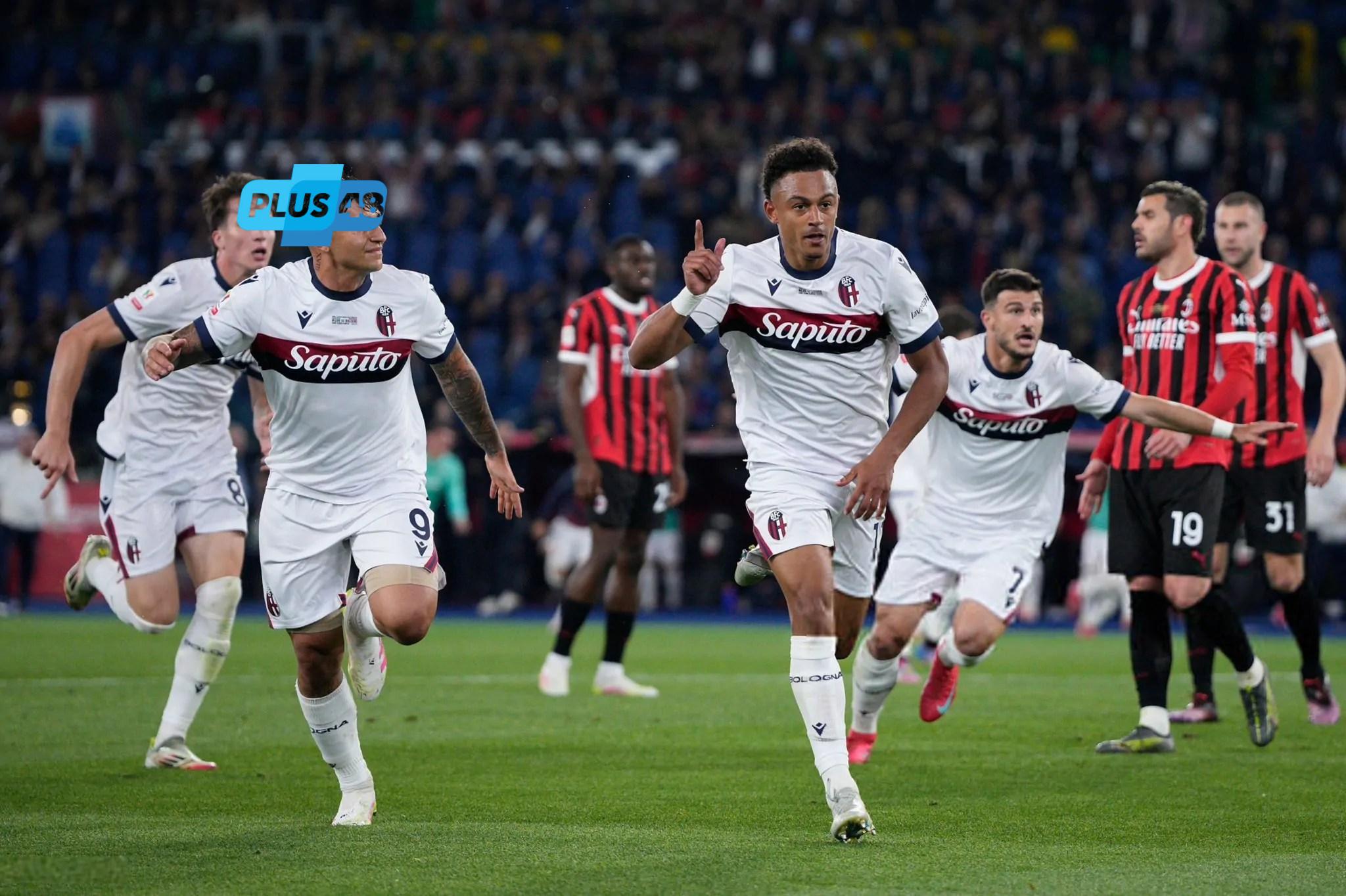 بولونيا يقتنص لقب كأس إيطاليا بفوز تاريخي على ميلان