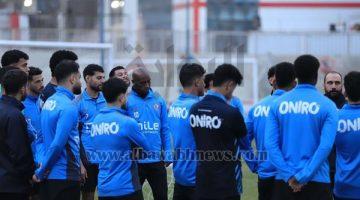 تدريبات استشفائية وتأهيلية للاعبي الزمالك المشاركين في مواجهة فاركو