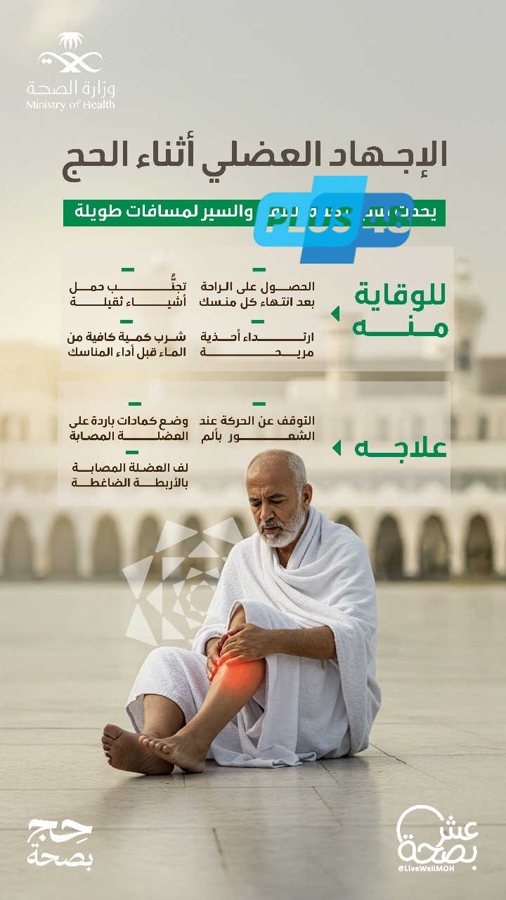 لحجاج بيت الله .. طرق الوقاية من الإجهاد العضلي أثناء الحج