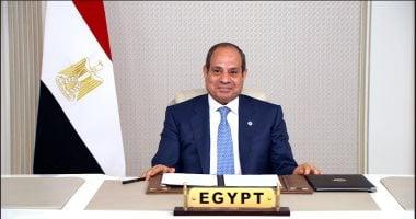 الرئيس السيسى يطالب باتخاذ خطوات فعالة لاحتواء اتساع الفجوة التنموية والتمويلية