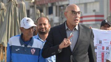 مجلس إدارة الزمالك في جلسة مع اللاعبين قبل نهائي الكأس