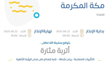 حالة الطقس اليوم في مكة المكرمة: الإنذار البرتقالي في القنفذة