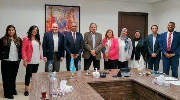 نائب وزير الإسكان يستقبل بعثة البنك الدولى لمتابعة برنامج الصرف الصحي بـ6 محافظات