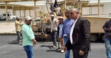 جهاز أخميم الجديدة: تنفيذ الحارة الخارجية للطريق الرئيسي وطرق الإسكان الاجتماعي