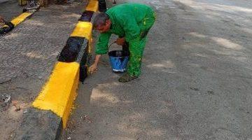 رفع كفاءة النظافة وتجهيز ساحات الصلاة فى الجيزة استعدادا لعيد الأضحى.. صور