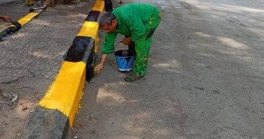 رفع كفاءة النظافة وتجهيز ساحات الصلاة فى الجيزة استعدادا لعيد الأضحى.. صور
