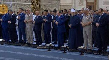 بث مباشر.. الرئيس السيسى يؤدى صلاة عيد الأضحى بمسجد مصر بالعاصمة الإدارية