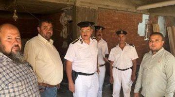 جهازا مدينتى بدر و6 أكتوبر يزيلان عدة مخالفات بناء بالتعاون مع الشرطة