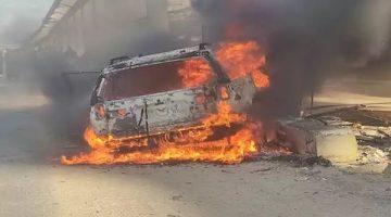 نيابة القاهرة الجديدة تصرح بدفن جثة سائق تُوفِّيَ في حادث تفحم سيارة ملاكي بطريق السويس