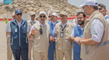 وزير الصحة يتفقد جاهزية مستشفى جبل الرحمة بمشعر #عرفات