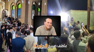 شهيد الشهامة.. تشييع جنازة السائق خالد محمد شوقي عبد العال بحضور أهالي قرية مبارك المصادرة بالدقهلية