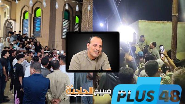 شهيد الشهامة.. تشييع جنازة السائق خالد محمد شوقي عبد العال بحضور أهالي قرية مبارك المصادرة بالدقهلية
