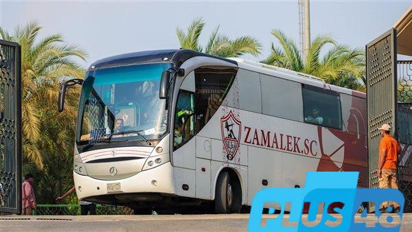 حافلة الزمالك تصل إستاد القاهرة استعدادًا لنهائي كأس مصر أمام بيراميدز