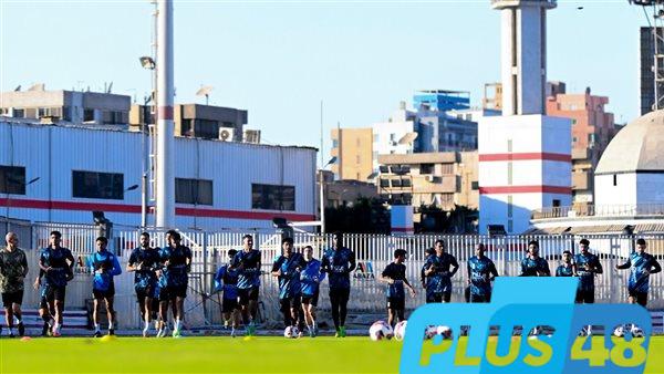 فقرة بدنية خاصة لبدلاء الزمالك فى مواجهة فاركو