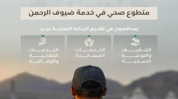 مشاركة أكثر من 5 آلاف متطوع صحي خلال موسم #حج_1446هـ