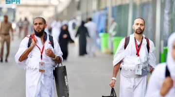 توافد حجاج بيت الله الحرام إلى #مشعر_منى لقضاء #يوم_التروية