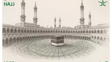 #البريد_السعودي يصدر طابعًا تذكاريًا وبطاقة بريدية لموسم الحج