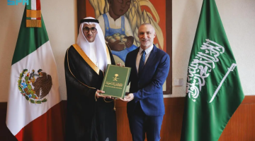 السفير المناور يقدّم نسخة من أوراق اعتماده لمدير عام المراسم بوزارة الخارجية المكسيكية