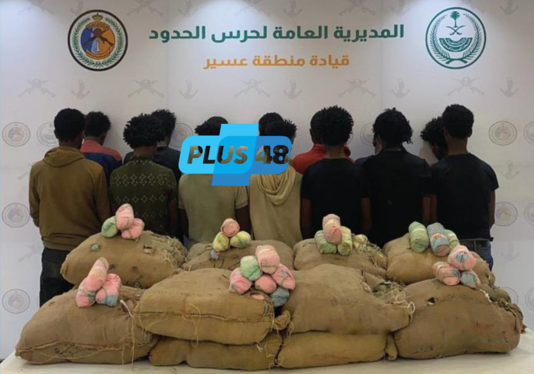 #عاجل | القبض على (14) مخالفًا لتهريبهم (252) كيلوجرامًا من نبات القات المخدر بمنطقة #عسير