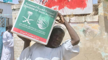 مركز الملك سلمان للإغاثة يوزع 1.500 سلة غذائية في محلية السوكي بولاية سنار في #السودان