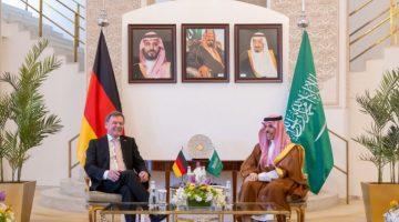 وزير الخارجية يستقبل وزير خارجية ألمانيا ويستعرضان التطورات الإقليمية والدولية