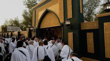 ضيوف برنامج خادم الحرمين الشريفين للحج يستقرون في مشعر #عرفات
